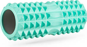 Масажний ролик Gymtek для йоги та фітнесу EVA 33*11см м'ятний