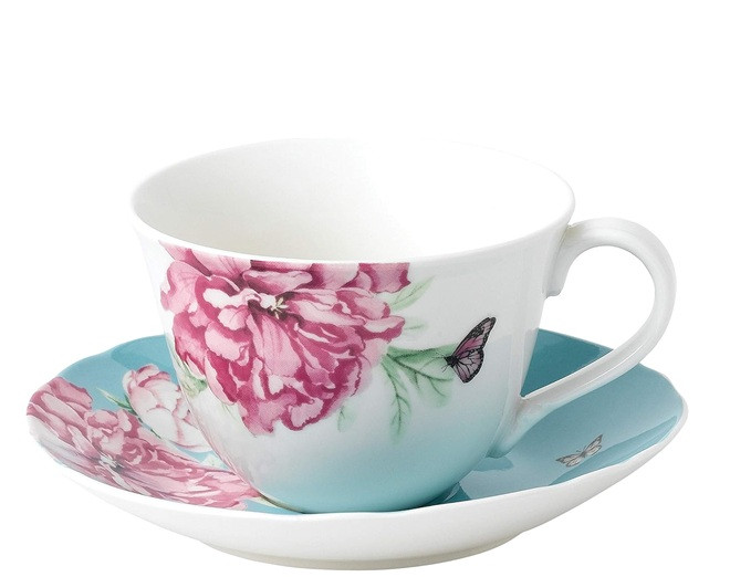 Чашка з блюдцем Royal Albert Miranda Kerr 275 мл квітковий принт