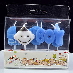 Свічки BOY сині