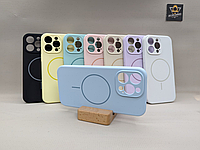 Чохол м'який Iphone 15 Pro Max MagSafe SoftTouch Протиударний Голубий