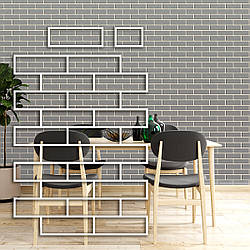 Трафарет для штукатурки декоративний багаторазовий, з імітацією декоративної кладки прямі кути, 1 мм (560х420)