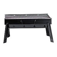 Мангал переносний складаний з решіткою 43×30×23.5 см HP450M