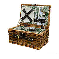 Кошик для пікніка на 2 персони 38 x 26 x 18 см LU010