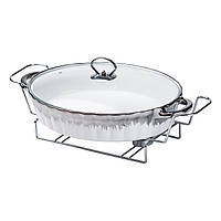 Мармітниця 2 л настільна овальна з кришкою HP1024