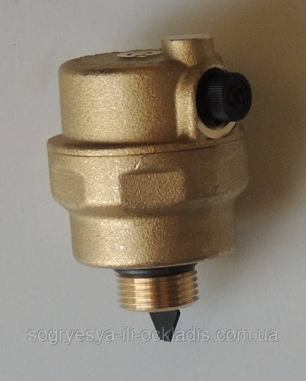Клапан автоматичний повітряний латунний 3/8" (фір.уп, Італія) котлів Baxi, Westen, арт.5652730, к.з.1320, фото 1