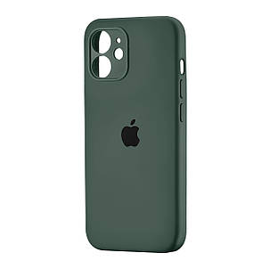 Чохол Silicone Case Square Protected Camera iPhone 12 Atrovirens, фото 1