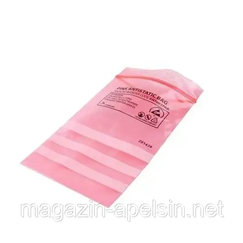 Антистатичний пакет (Д x Ш) 305 мм x 254 мм Антистатичний 003-0004, що повторно закривається