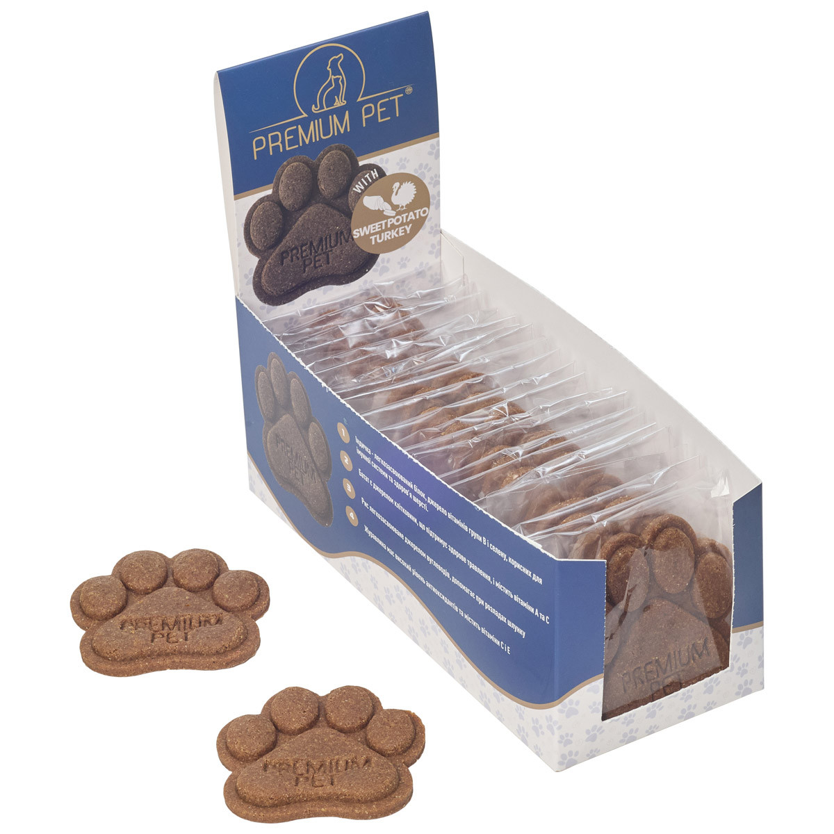 Печиво лосось-амарант 24 шт Premium Pet 4820290330023