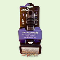 Щітка-пуходерка AnimAll S 174х80х40мм - легкий догляд за шерстю котів, кішок, собак, цуценят, кошенят