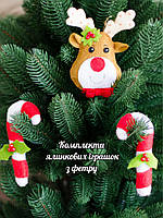 Новорічні іграшки з фетру— стильна магія для вашої ялинки