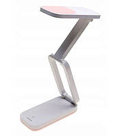 Акумуляторна лампа Tiross TS2231 Pink — портативна світлодіодна настільна лампа з сенсорним керуванням