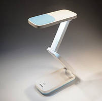 Акумуляторна лампа Tiross TS2231 Blue — портативна світлодіодна настільна лампа з сенсорним керуванням