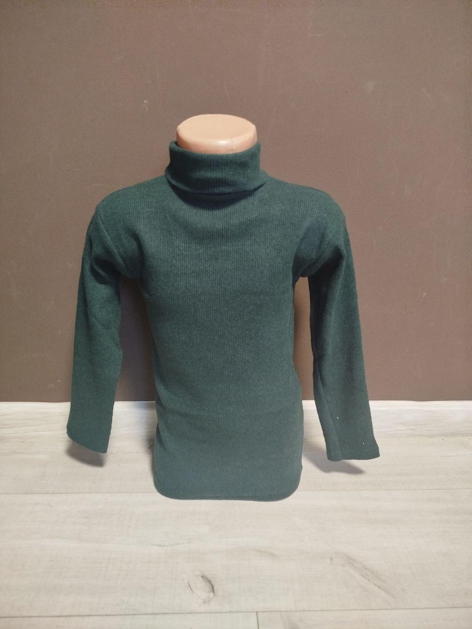 Дитячий гольф утеплений водолазка на хлопчика Туреччина 2-6 років чорний зелений беж, фото 1