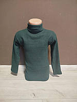 Дитячий гольф утеплений водолазка на хлопчика Туреччина 2-6 років чорний зелений беж