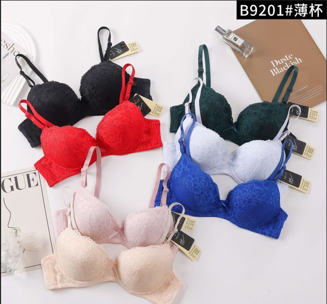 Бюстгальтер TEYI мереживний розквіт чашка B Червоний, фото 1