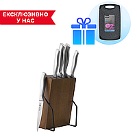 Набір із 5-ти ножів Velion Krauff + ПОДАРУНКИ: Дошка обробна пластикова SolideStein