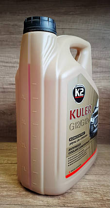 Антифриз концентрат K2 Kuler Long Life (G12) червоний, 5 л (K20266), фото 3