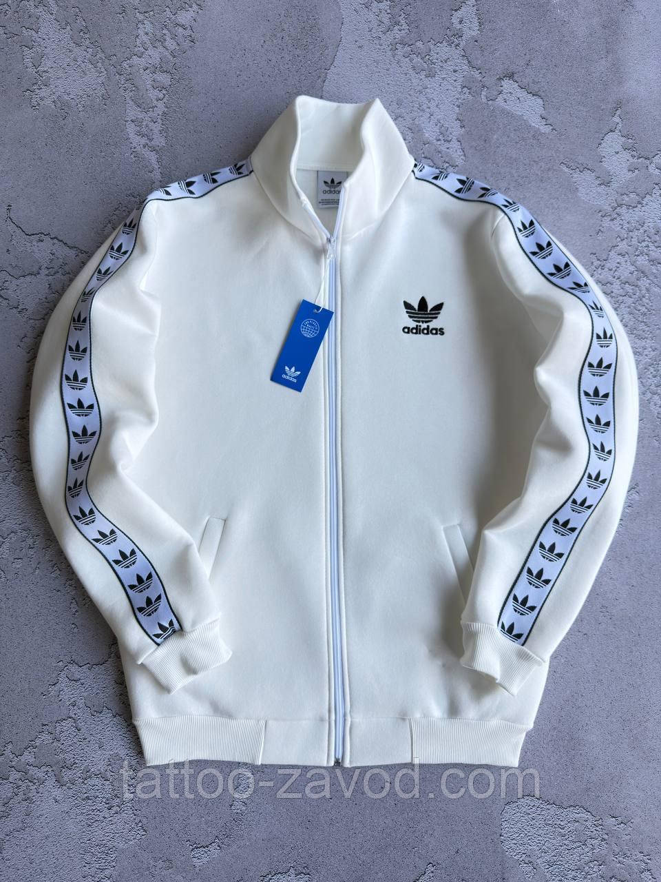 Зима кофта AD лампас молочна S, M, L, XL, XXL, фото 1