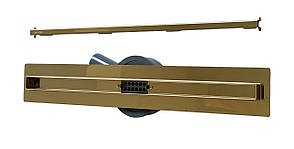 Трап для душа VBI FORT SLIM 70 GOLD, фото 2