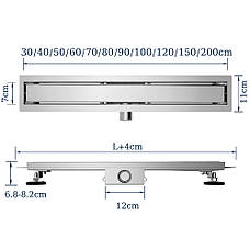Трап для душу VBI KENT 2в1 80 CHROME, фото 2