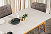 Сучасний керамічний стіл 120*80 см кухонний обідній розкладний прямокутний для кухні вітальні TM-120 барділіо лайт+бук, фото 5