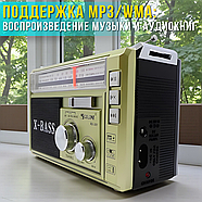 Радіоприймач Golon RX-381 з ліхтариком та підтримкою USB/TF, фото 4