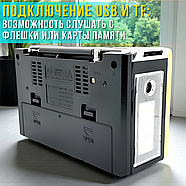 Радіоприймач Golon RX-381 з ліхтариком та підтримкою USB/TF, фото 7