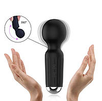 Вибратор микрофон мини вибратор 20 режимов, вибромассажер микшер Wo-sex AV BAR. Черный