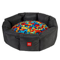 Лежак для собак WAUDOG Relax з м якою змінною подушкою Блоки , розмір (34×45×17 см) S