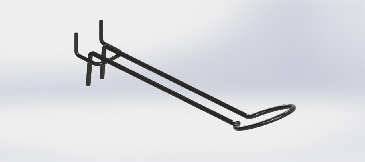 Гачок для інструментів для шлангів чорний