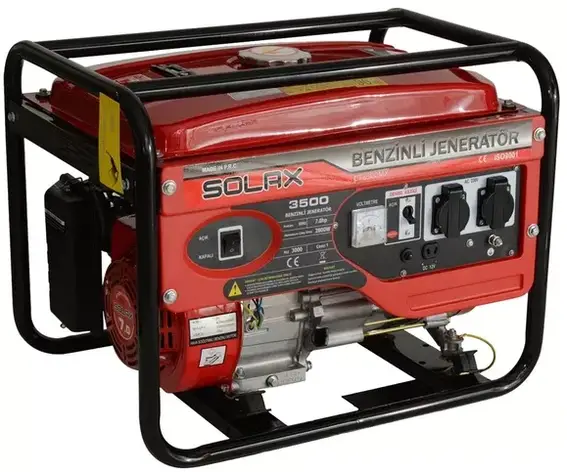 Бензиновий генератор SOLAX 2,8 кВт LT3500MX (230В) ручний стартер, фото 1
