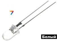OSPW5111P Світлодіод 5 мм, білий, прозорий, 50Кд 15 ° 75мА