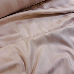 Страйп-сатин пудра (смужка 3 см) 100% бавовна (ТУРЦІЯ шир. 2,4 м) (SAT-ST-FR)