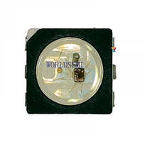 WS2813B-BL LED: SMD: 5050, PLCC6: RGB: 5x5x1,6мм: 3,5 ... 5,3В: Лінза: прозора