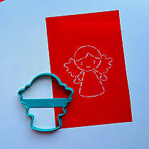 3D-формочки-вирубки для пряників "Ангел 68"