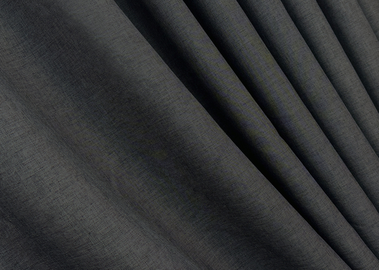 Шторна тканина льон фактурний легкий, колекція “ALORA-TON”. Колір графітовий. Код 1872ш, фото 1