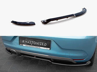 Дифузор Renault Clio 5 R.S. Line (19-23) тюнінг обвіс спідниця елерон