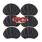 3 пари м'яких накладок на п'яти | 6 шт. самоклеючих устілок від натирання | Чорний колір