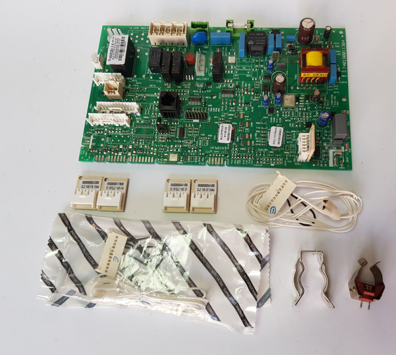 Плата керування (під газ. клапан SIGMA) на газовий котел Ariston EGIS PLUS, BSII, MATIS 60001605, фото 1