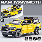 Металева модель 1:32 Dodge RAM Mammoth Жовтий позашляховий пікап зі світловими та звуковими ефектами