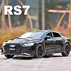 Модель автомобіля RS7 1:32 (чорний, звук та світло, інерційний механізм) Ауді