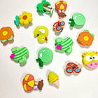 Набір 15 шт. Джибітси, бейджів, значків, кнопок "Літній" для Crocs / сабо / слайдів | Шуз-шарми