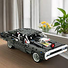 Конструктор 1077 деталей «Racing Series» 🚗💨 Машина Домініка Торетто — Dodge Charger чорна у стилі лего