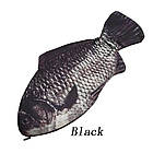 Пенал у формі риби коропа 🐟 з блискавкою — оригінальний рибний пенал/косметичка, 30×14 см