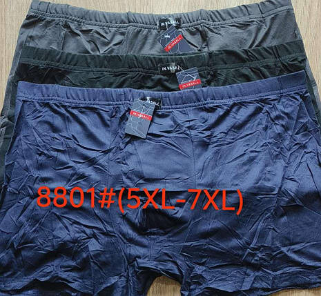 Чоловічі боксери (батал) стрейчеві з бамбука Марка "VASALL" Арт.8801, фото 1