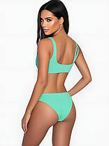 ОПТ Купальник топом рубчик Z.Five 9350 м'ятний 36-44 на 42 44 46 48 50 розмір, фото 3