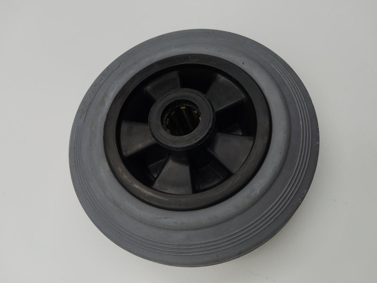 Колесо 160 мм на сірій гумі, 180 кг