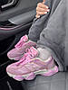 Утеплені New Balance 9060 Pink жіночі кросівки Нью Беланс 9060 рожеві замша єврозима на флісі, фото 9