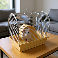 Клітка для гризунів Бунгало міні (280 x180х280) беж