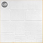 Самоклеюча 3D панель 700х700х6мм Камінь білий (151) SW-00001155